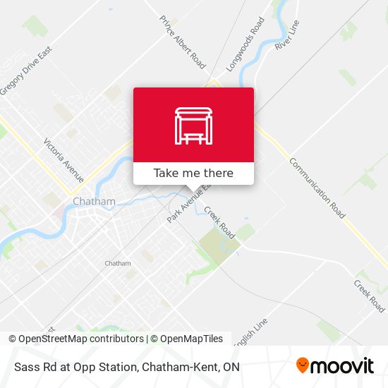 Sass Rd at Opp Station map