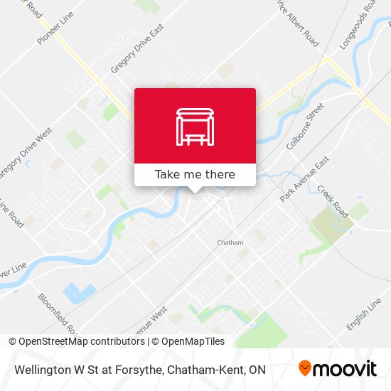 Wellington W St at Forsythe map