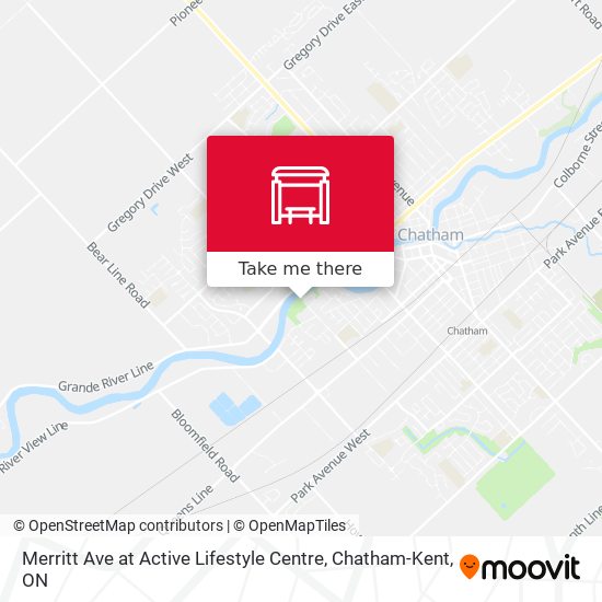 Merritt Ave at Active Lifestyle Centre map