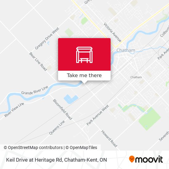 Keil Drive at Heritage Rd map