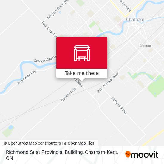 Richmond St at Provincial Building map