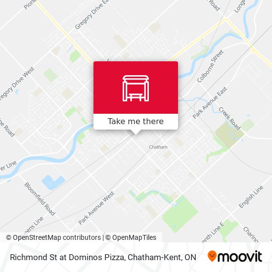 Richmond St at Dominos Pizza plan