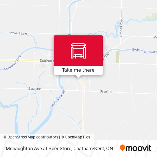 Mcnaughton Ave at Beer Store plan
