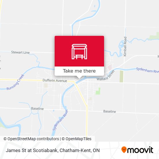 James St at Scotiabank map