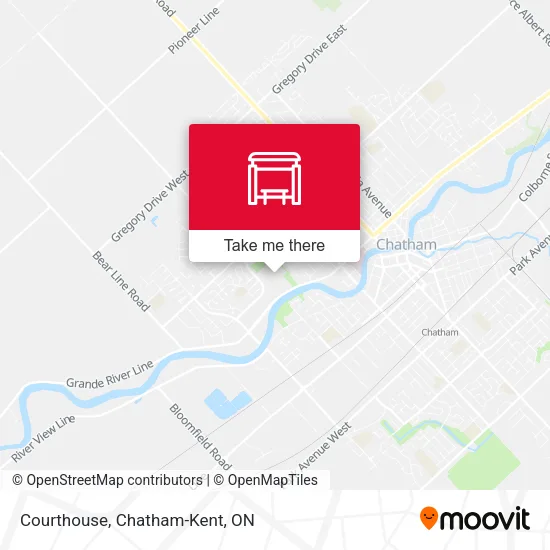 Courthouse map