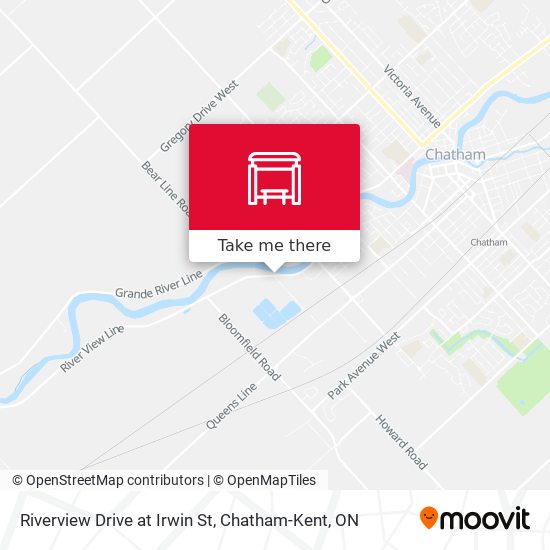 Riverview Drive at Irwin St map