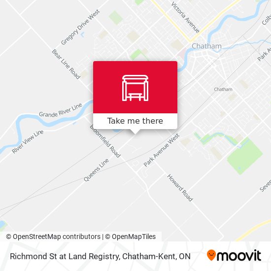 Richmond St at Land Registry map