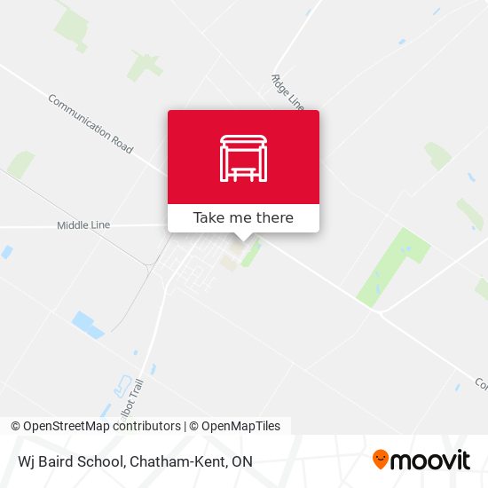 Wj Baird School map