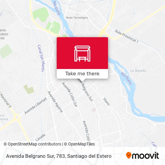 Avenida Belgrano Sur, 783 map