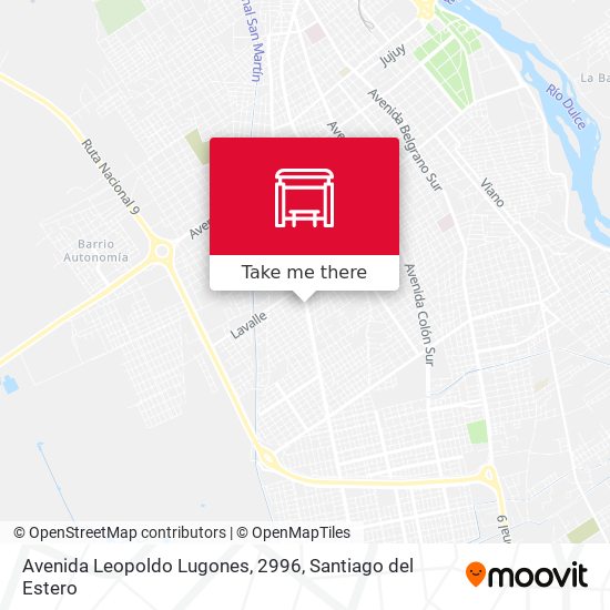 Avenida Leopoldo Lugones, 2996 map
