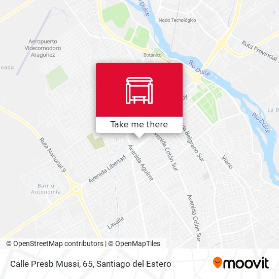 Calle Presb Mussi, 65 map