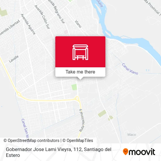 Mapa de Gobernador Jose Lami Vieyra, 112