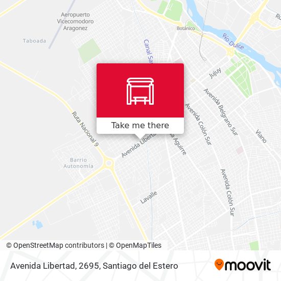 Avenida Libertad, 2695 map