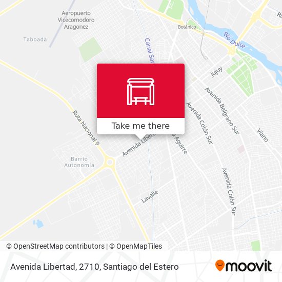 Avenida Libertad, 2710 map