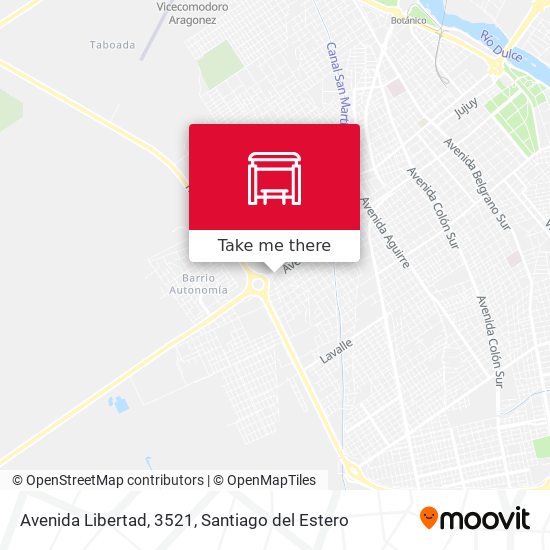 Avenida Libertad, 3521 map