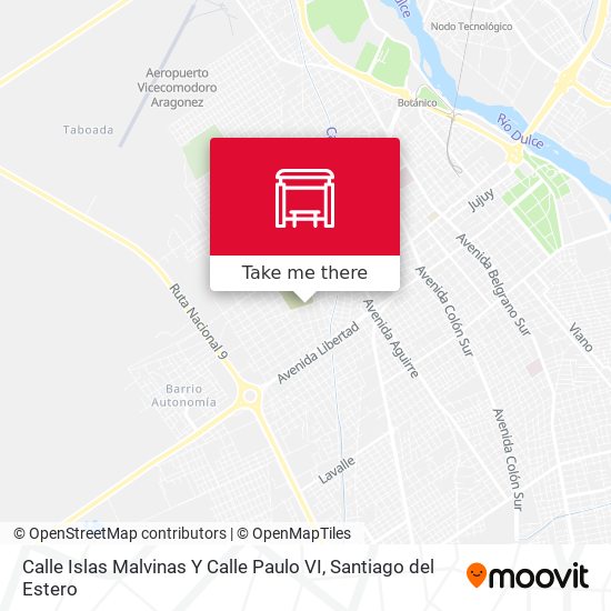 Calle Islas Malvinas Y Calle Paulo VI map