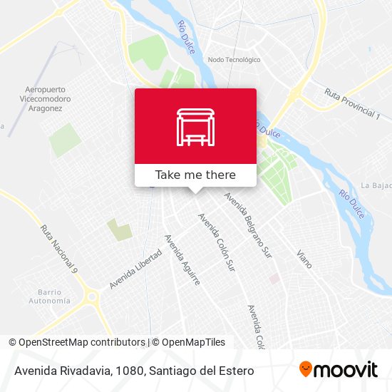 Avenida Rivadavia, 1080 map
