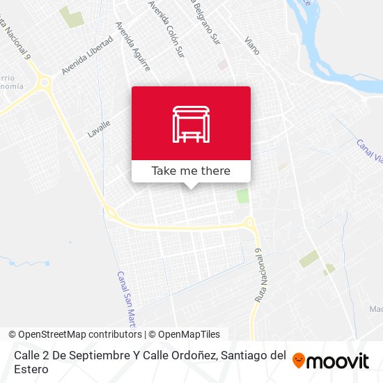 Mapa de Calle 2 De Septiembre Y Calle Ordoñez