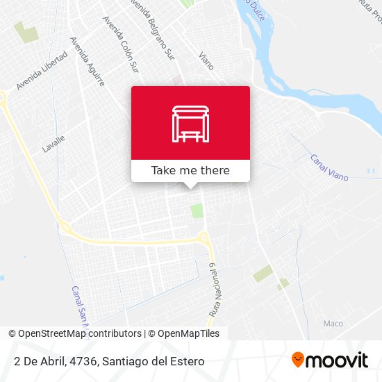2 De Abril, 4736 map