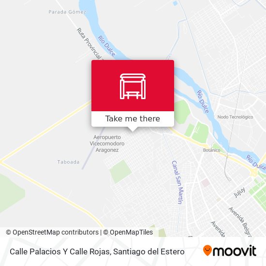 Calle Palacios Y Calle Rojas map