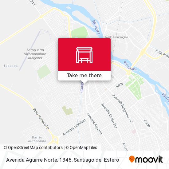 Avenida Aguirre Norte, 1345 map