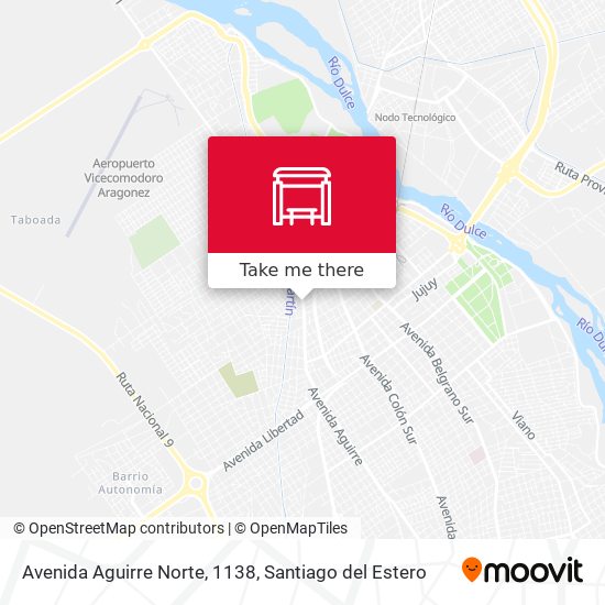 Avenida Aguirre Norte, 1138 map