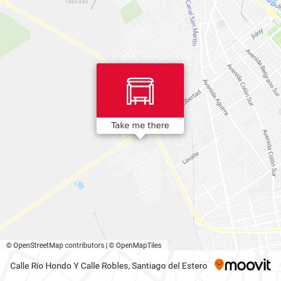 Calle Río Hondo Y Calle Robles map
