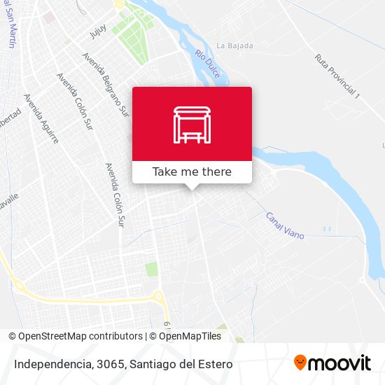 Independencia, 3065 map