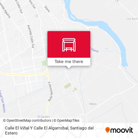 Calle El Viñal Y Calle El Algarrobal map