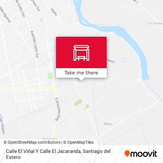 Mapa de Calle El Viñal Y Calle El Jacaranda