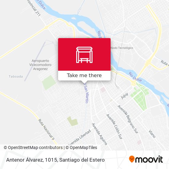 Antenor Álvarez, 1015 map