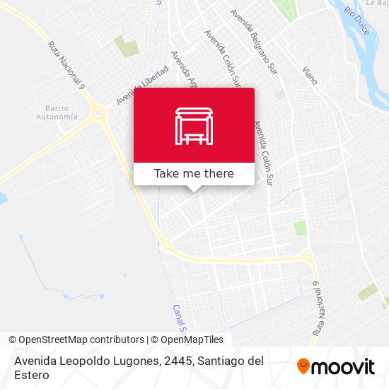 Mapa de Avenida Leopoldo Lugones, 2445