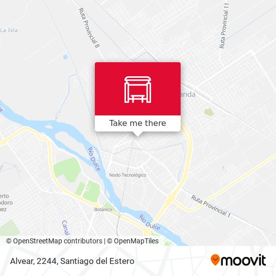 Alvear, 2244 map