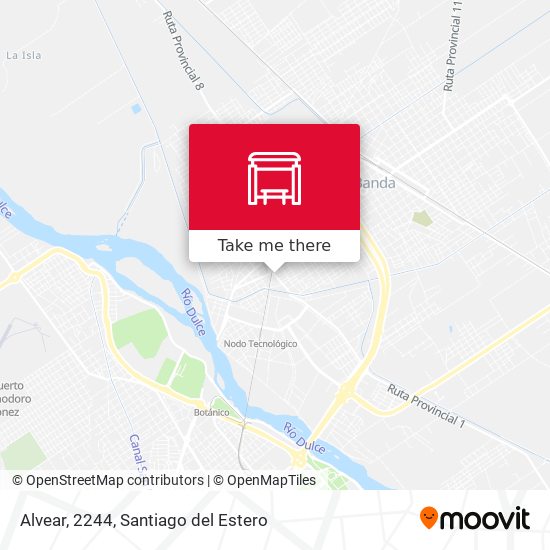 Alvear, 2244 map