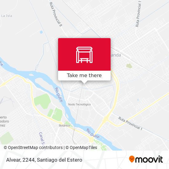 Alvear, 2244 map