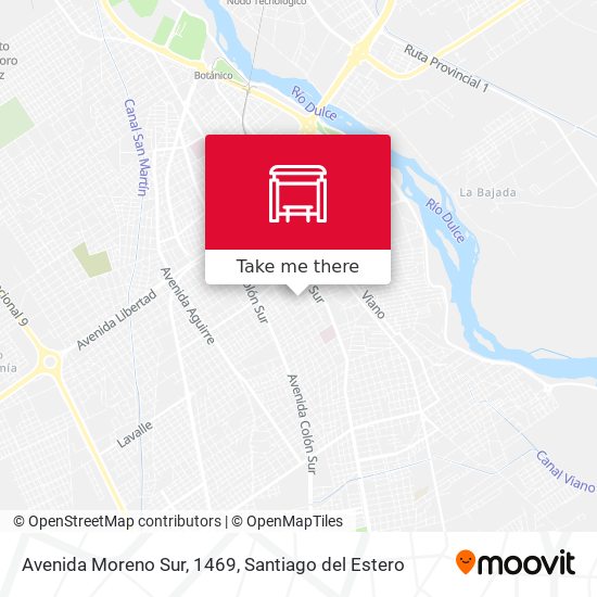 Avenida Moreno Sur, 1469 map