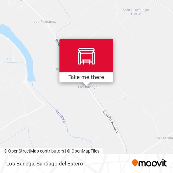 Los Banega map