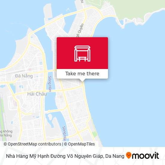 Nhà Hàng Mỹ Hạnh Đường Võ Nguyên Giáp map