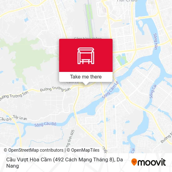 Cầu Vượt Hòa Cầm (492 Cách Mạng Tháng 8) map