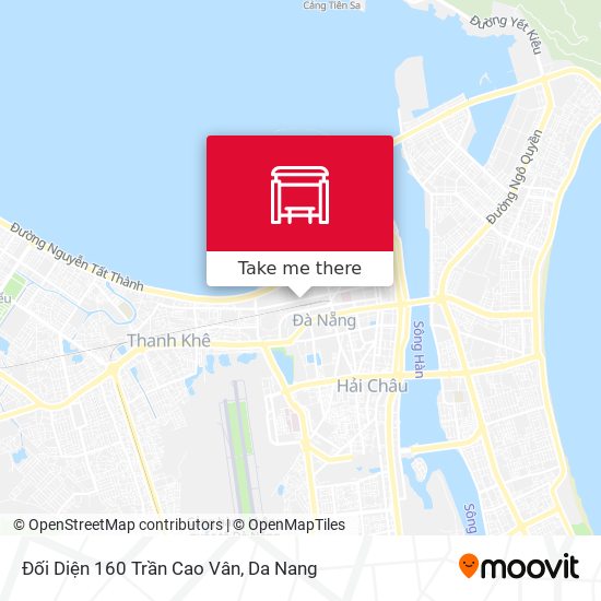 Đối Diện 160 Trần Cao Vân map