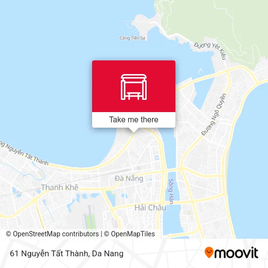 61 Nguyễn Tất Thành map