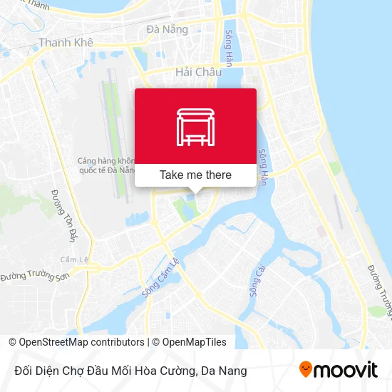 Đối Diện Chợ Đầu Mối Hòa Cường map