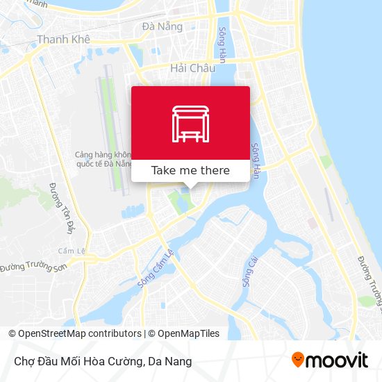 Chợ Đầu Mối Hòa Cường map