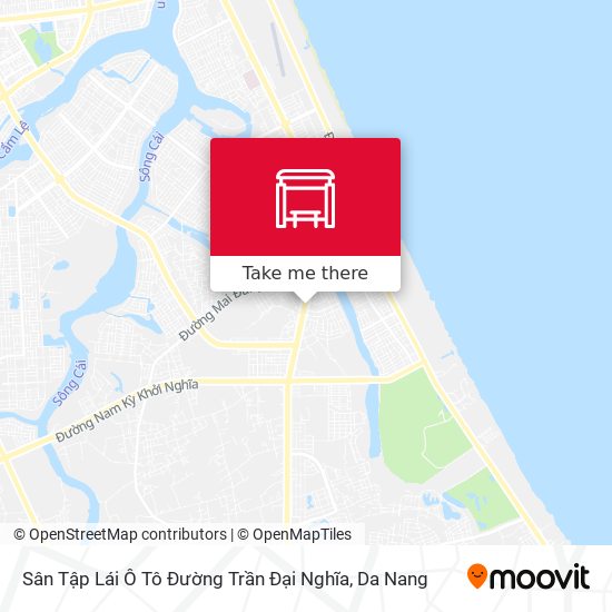 Sân Tập Lái Ô Tô Đường Trần Đại Nghĩa map