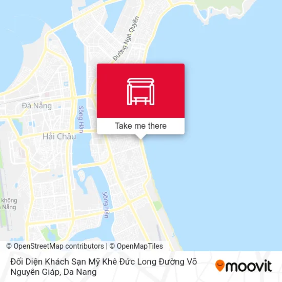 Đối Diện Khách Sạn Mỹ Khê Đức Long Đường Võ Nguyên Giáp map