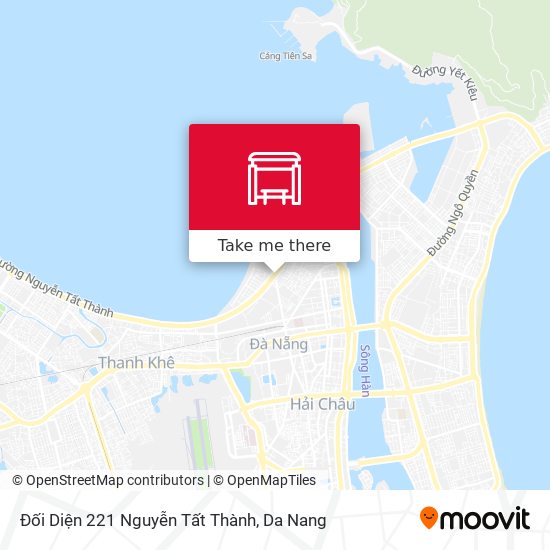 Đối Diện 221 Nguyễn Tất Thành map