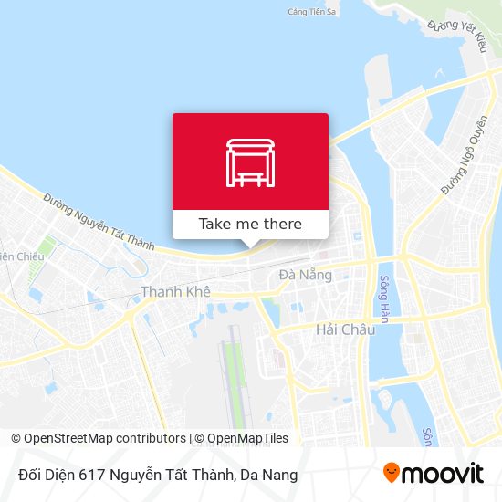 Đối Diện 617 Nguyễn Tất Thành map
