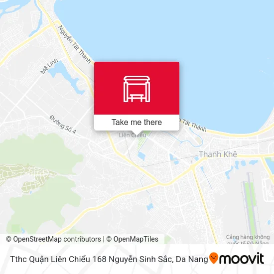 Tthc Quận Liên Chiểu 168 Nguyễn Sinh Sắc map