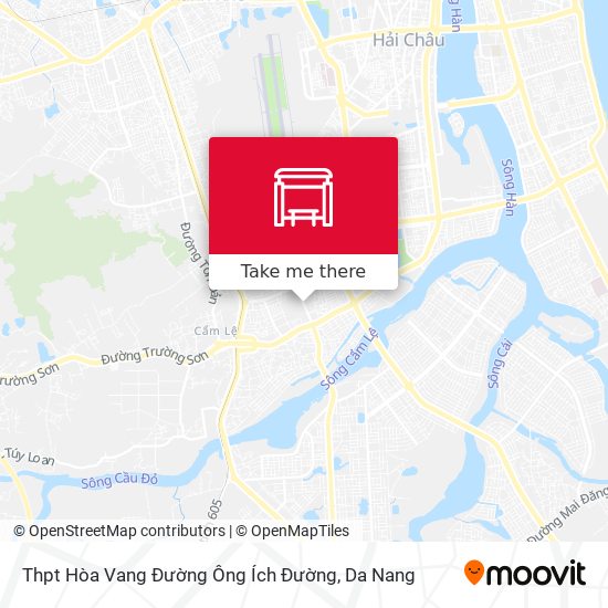 Thpt Hòa Vang Đường Ông Ích Đường map