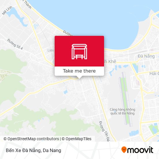 Bến Xe Đà Nẵng map